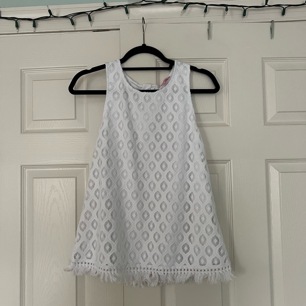 Lilly Pulitzer Island Time Knit Lace Tank — NWT